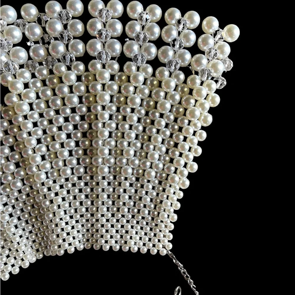 Handmade Pearl Statement Collar - Picture 9 of 10